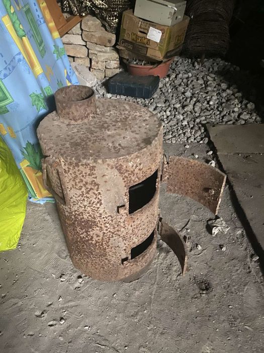 Металева піч Буржуйка