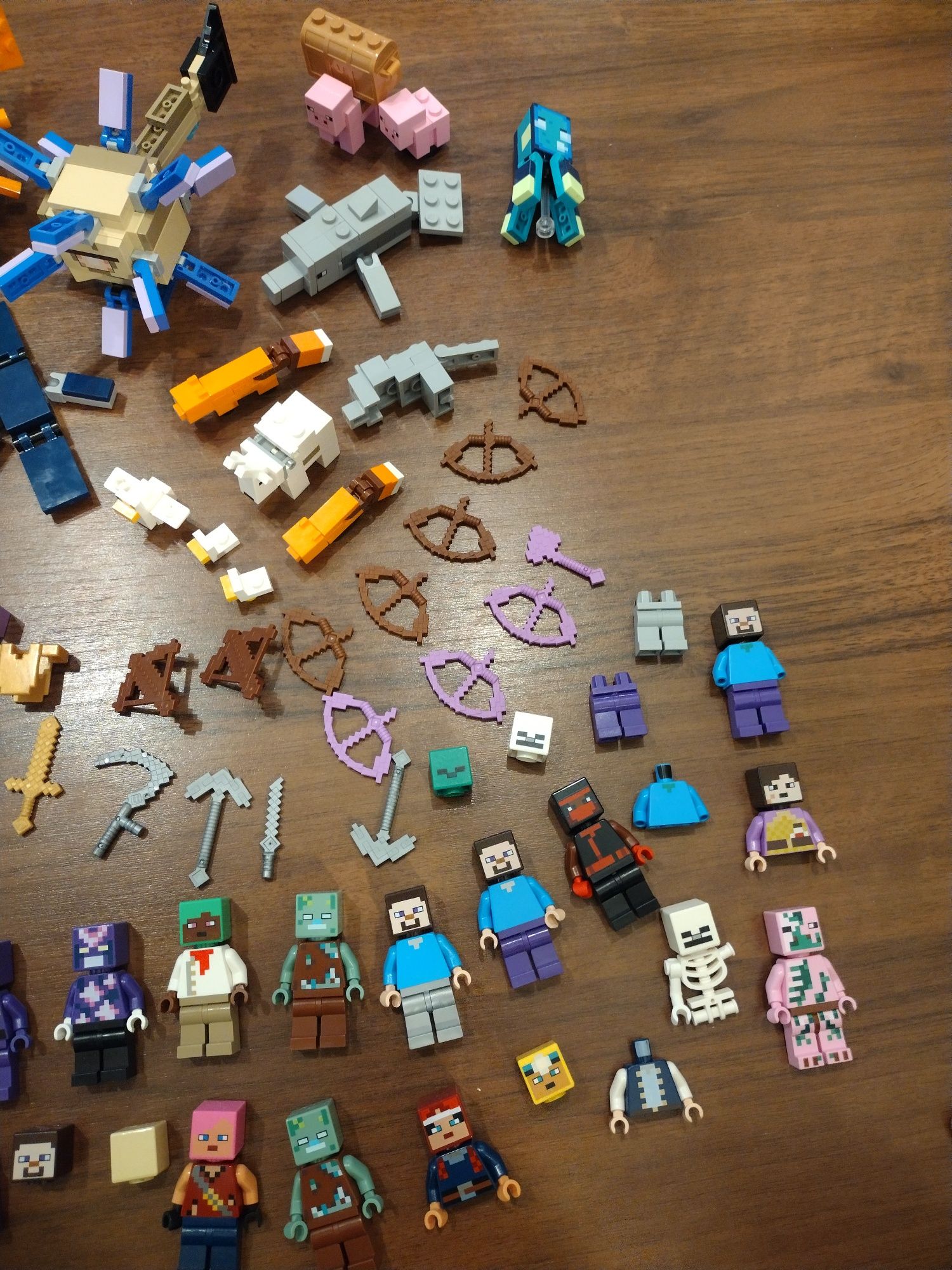 LEGO Minecraft miks minifiguek i zwierząt