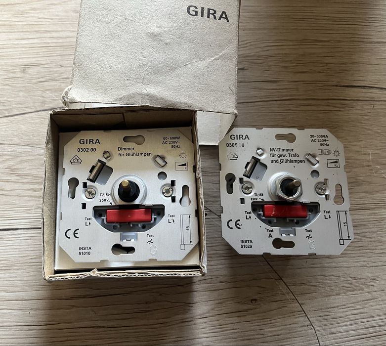 Moduły, ściemniacz GIRA