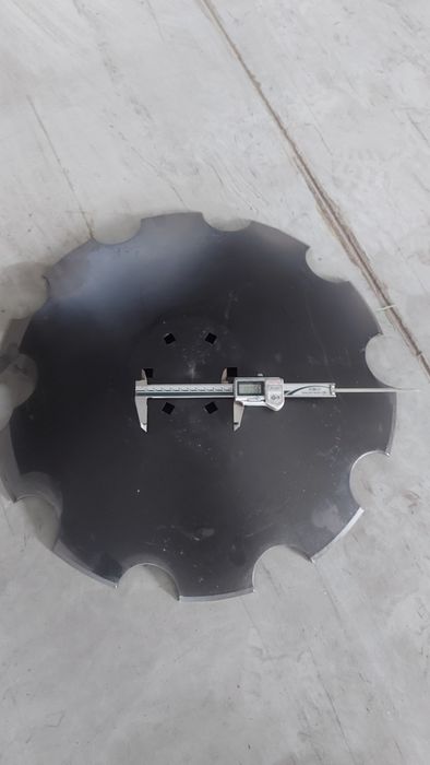 Kuhn Optimer Talerz uzębiony 510mm 6otw rozstaw 100mm STAL BOROWA