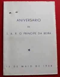 Aniversário do PRÍNCIPE da BEIRA 1956 menu