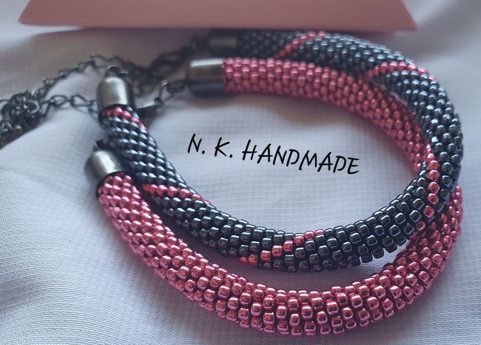 2 Bransoletka z koralików Rękodzieło
