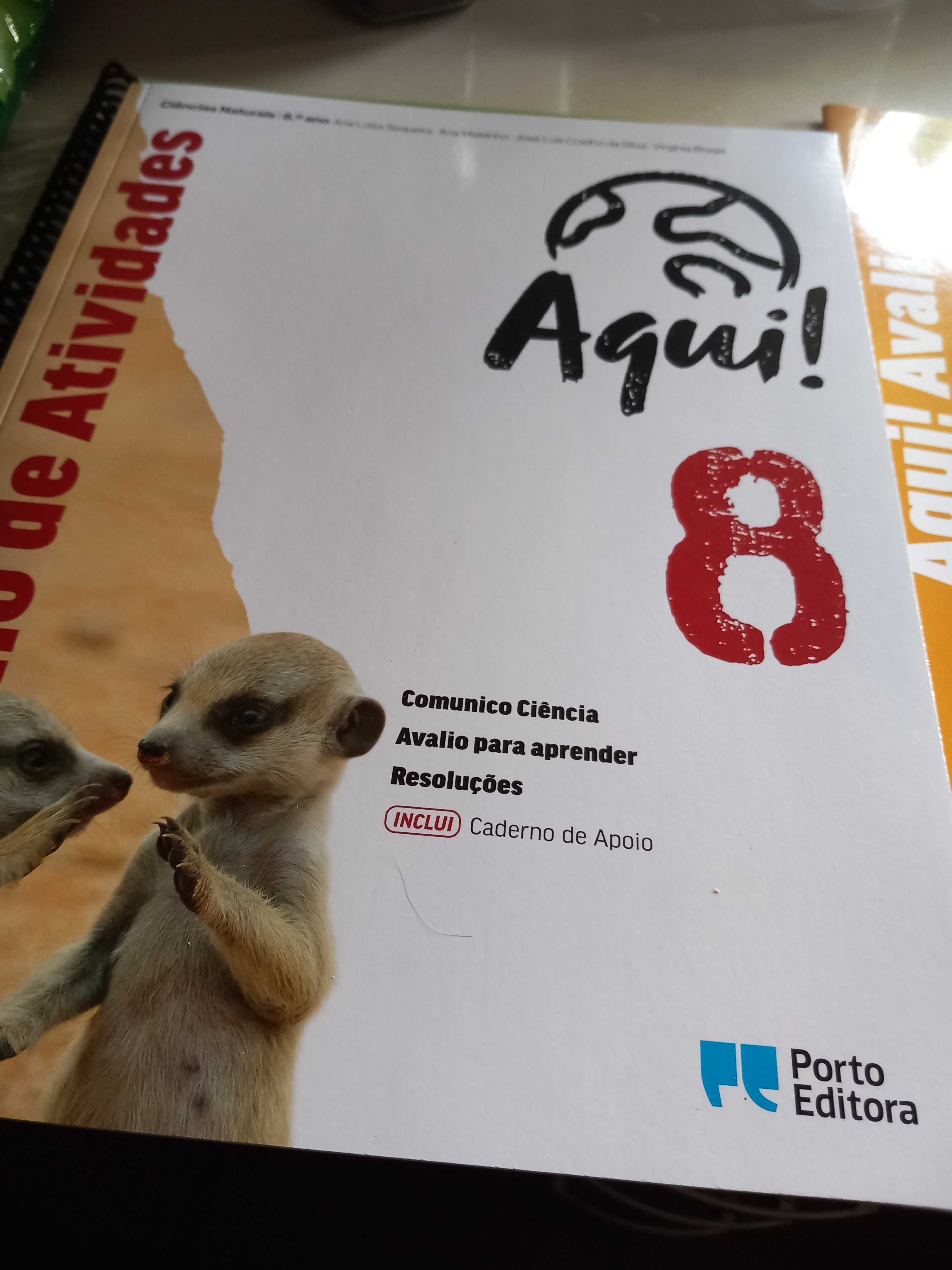 Livros de exercícios de 8º ano de ciências naturais