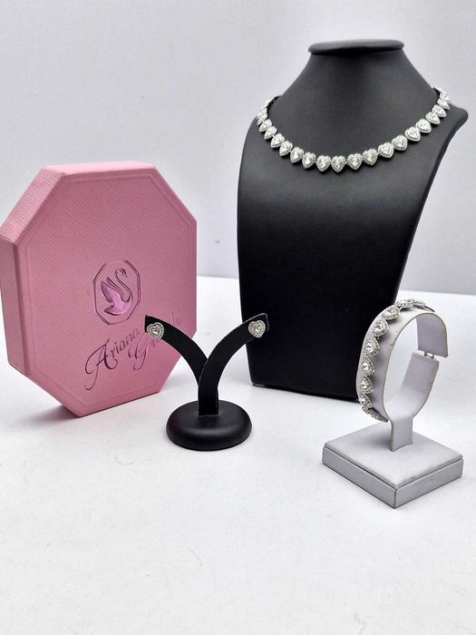 Zestaw Swarovski Angelic Naszyjnik/Kolczyki/Bransoletka