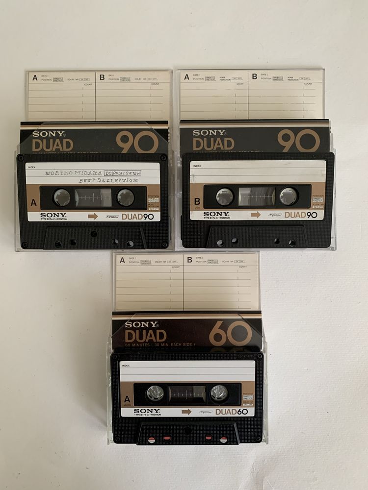 Аудиокассеты Sony Duad (FeCr)