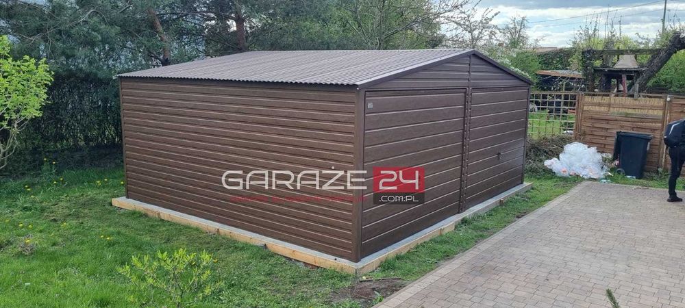 Garaż blaszany PREMIUM 6x5,80m*jakość*profil*producent*całe LUBELSKIE*