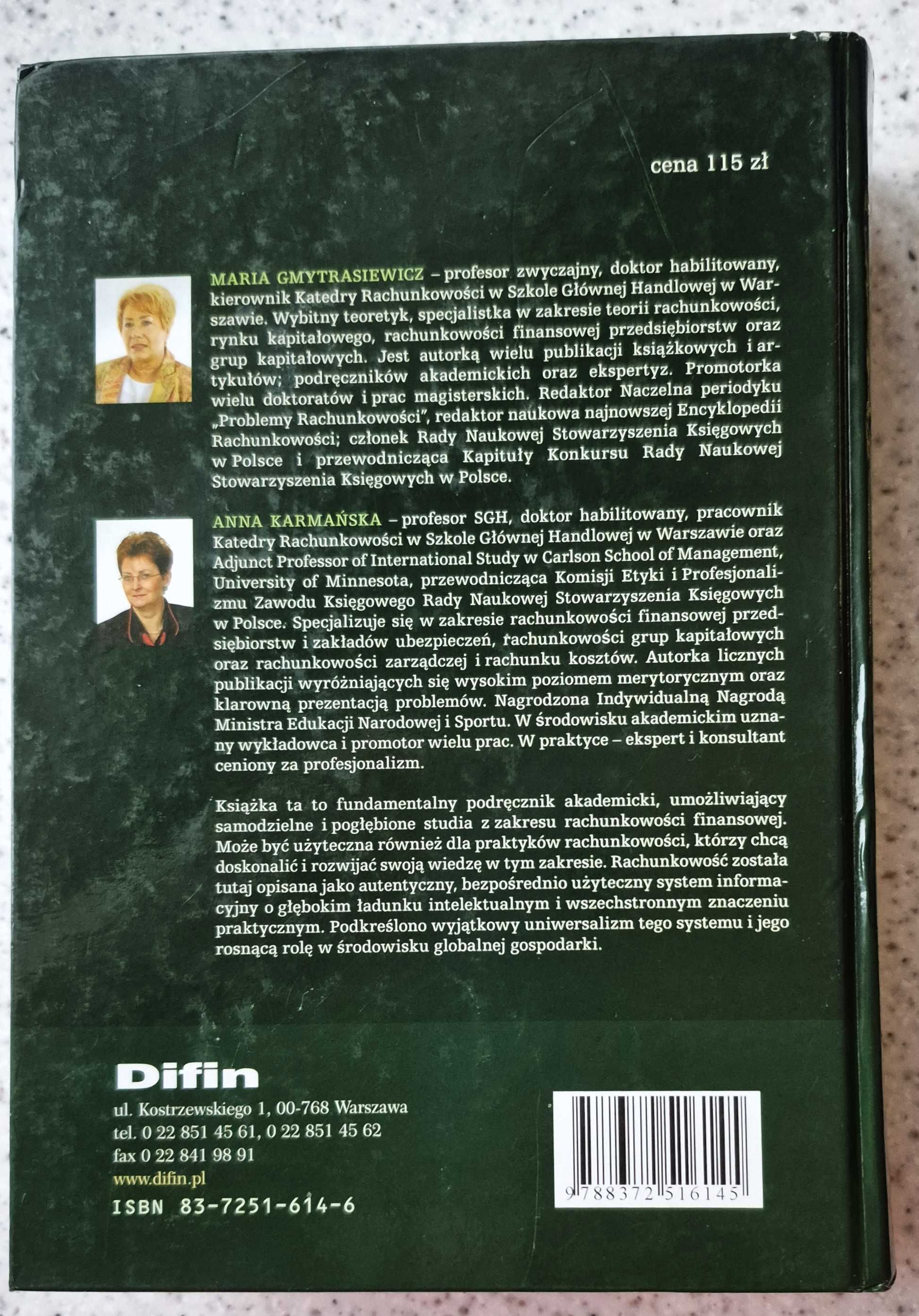 Rachunkowość finansowa - A. Karmańska i  M. Gmytrasiewicz