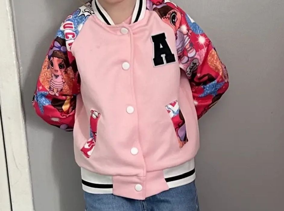 Nowa przepiękna kurtka bejsbolówka lol 116 120 cm