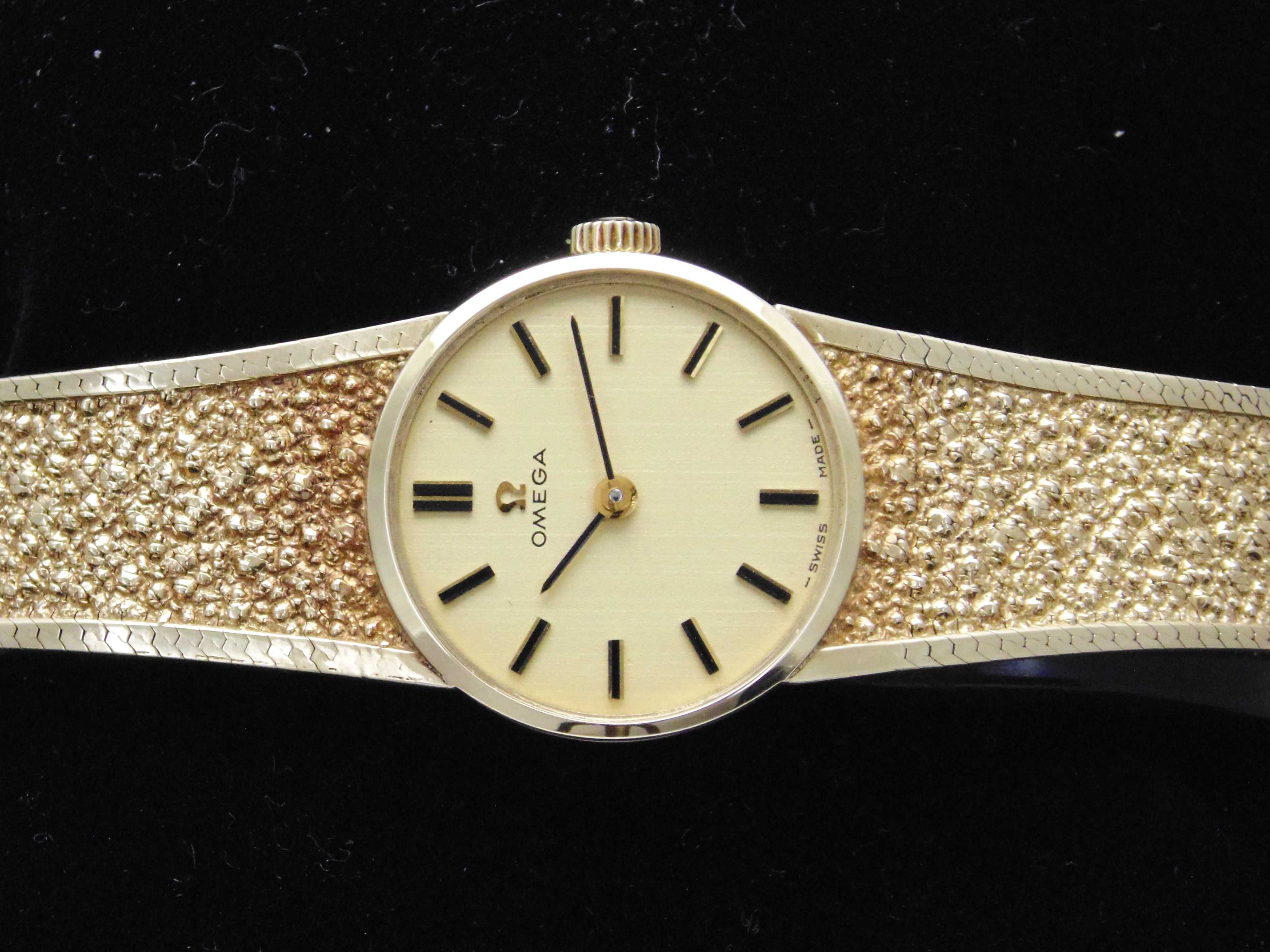 Złota Omega Złota Bransoleta Cal.620 (1) pr.375 9ct.rok prod.1972