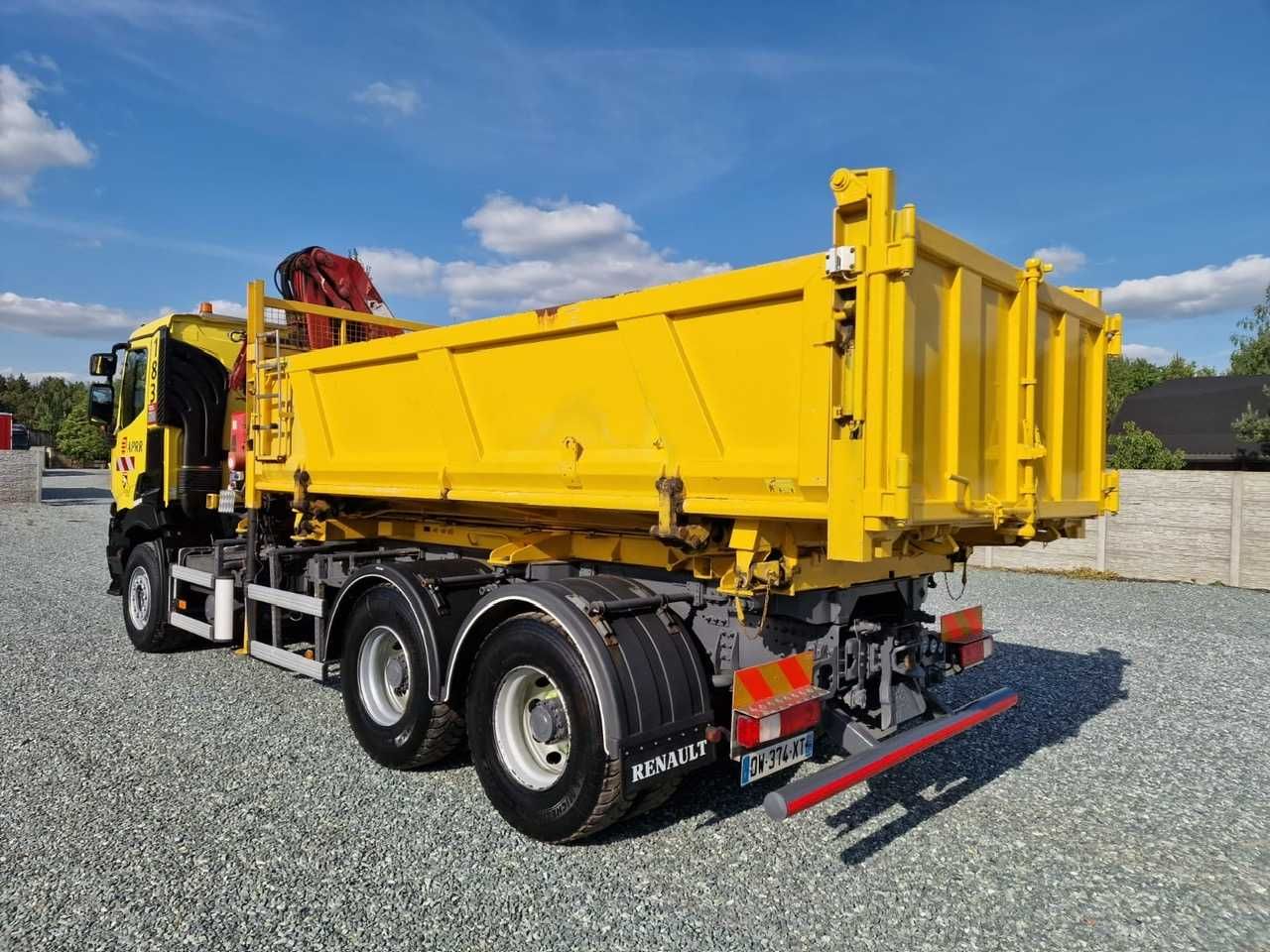 Renault C 380/6X4 Wywrotka +HDS Marrel