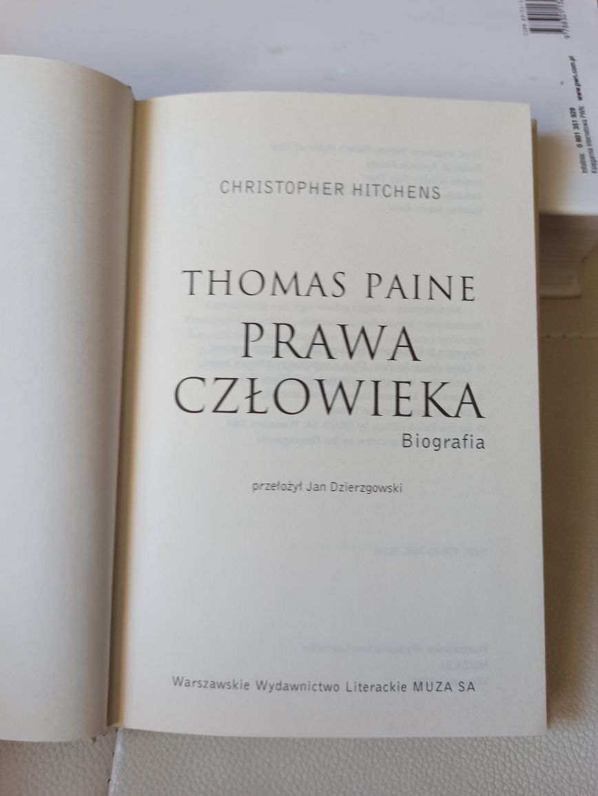 Hitchepns Thomas Paine prawa człowieka