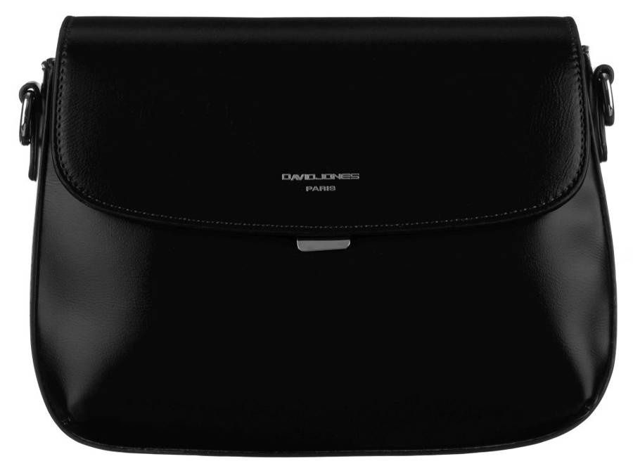 minimalistyczna listonoszka na szerokim pasku - david jones