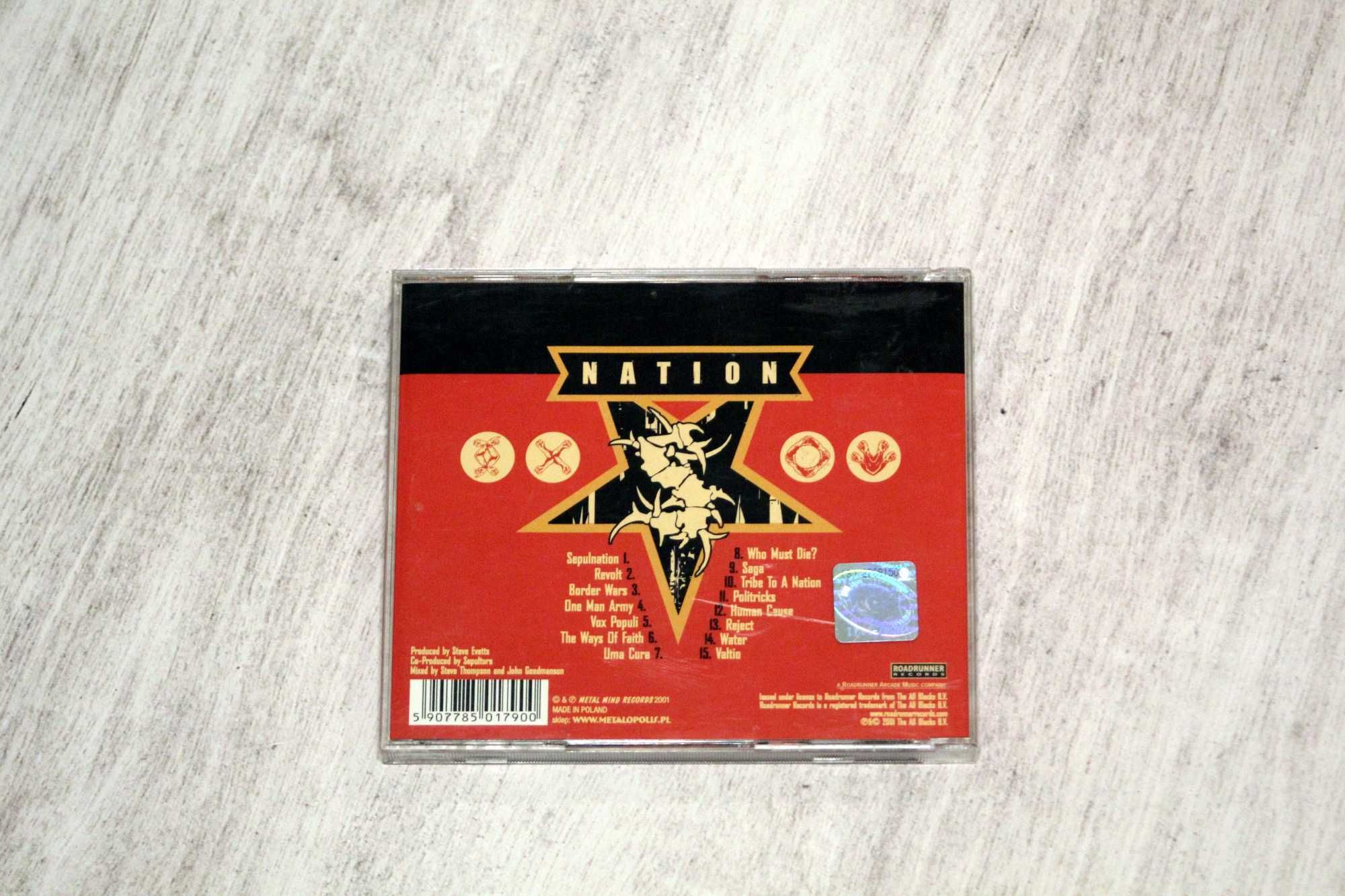 Sepultura -Nation -CD Wrocław