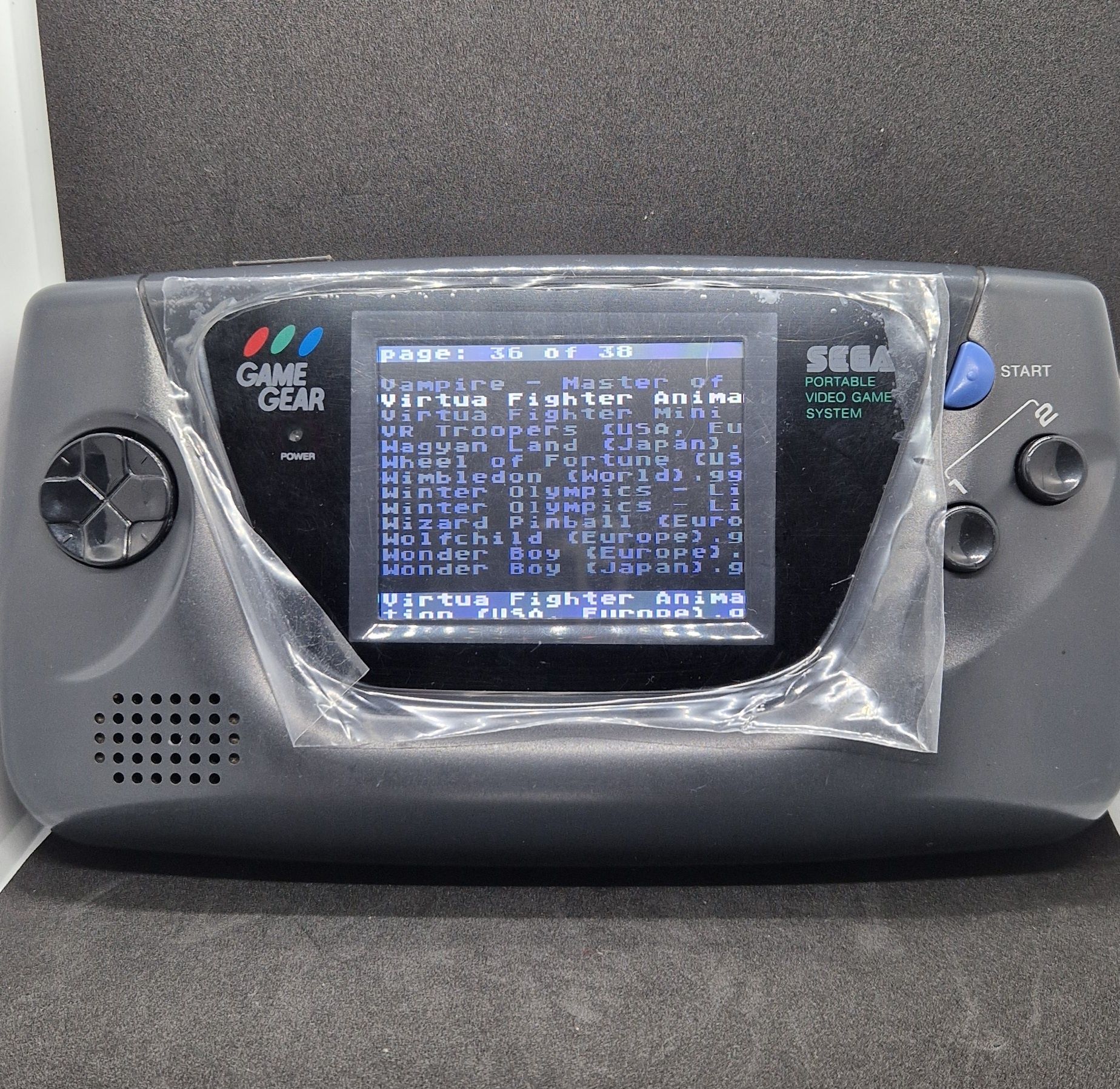 Sega Game Gear com ecrã IPS + Everdrive 4GB