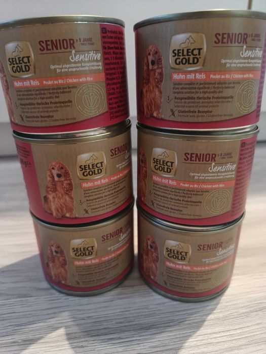 SELECT GOLD karma dla psa Sensitive Senior 6/200 g
