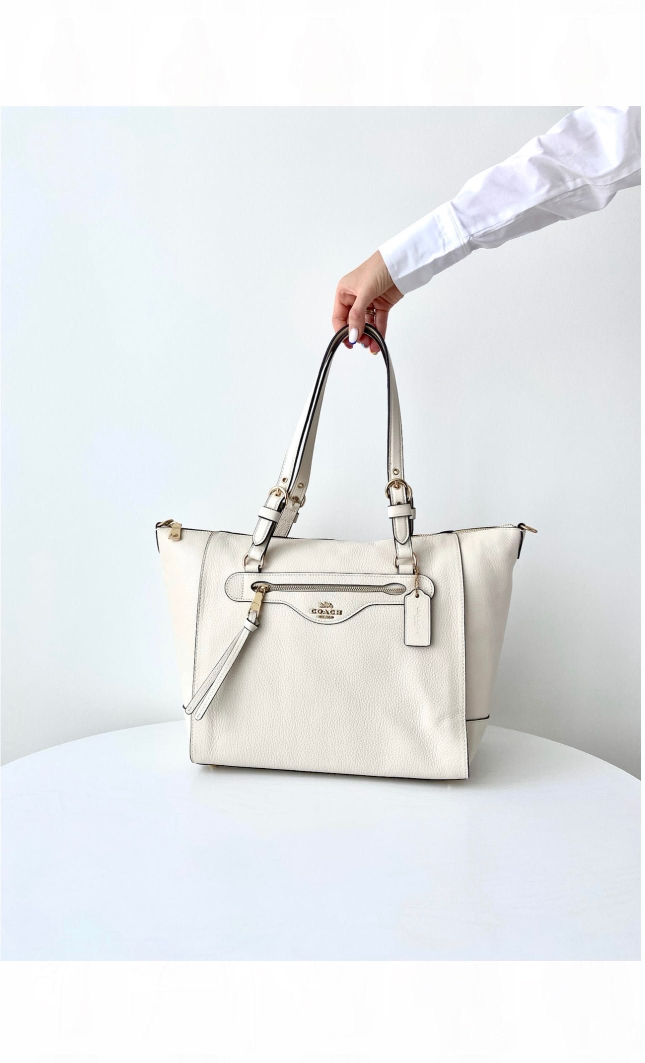 Женская сумочка тоут шопер COACH Kleo Carryall жіноча сумка подарунок