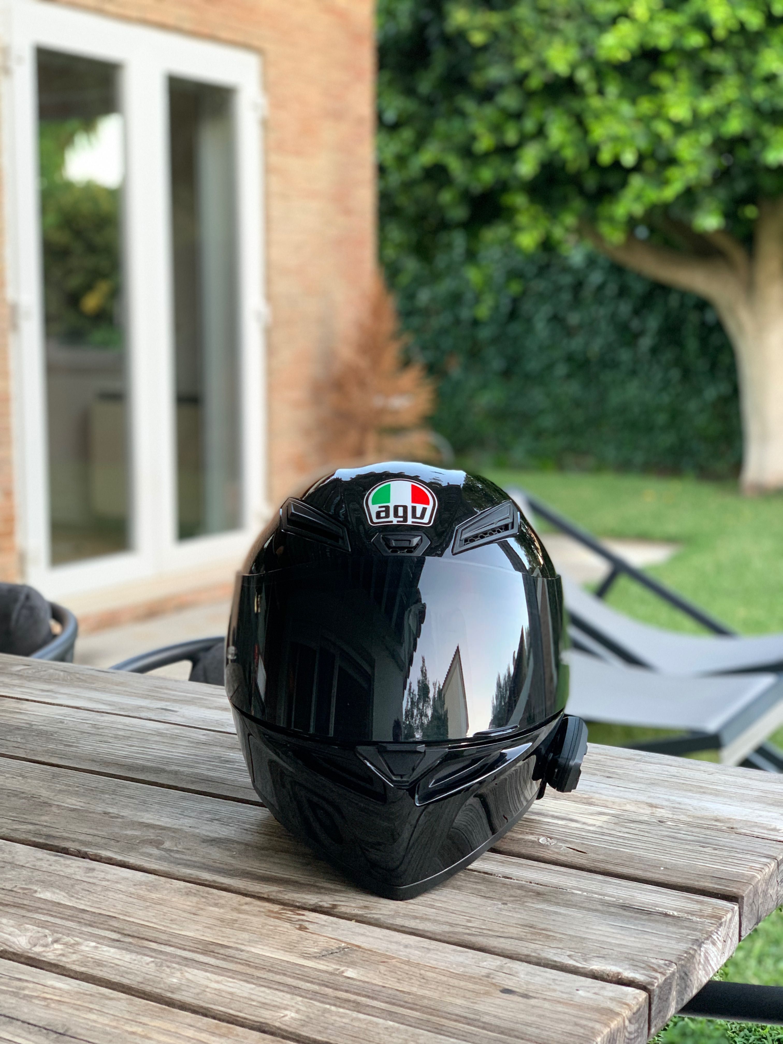 AGV K1 S Black M + Cardo