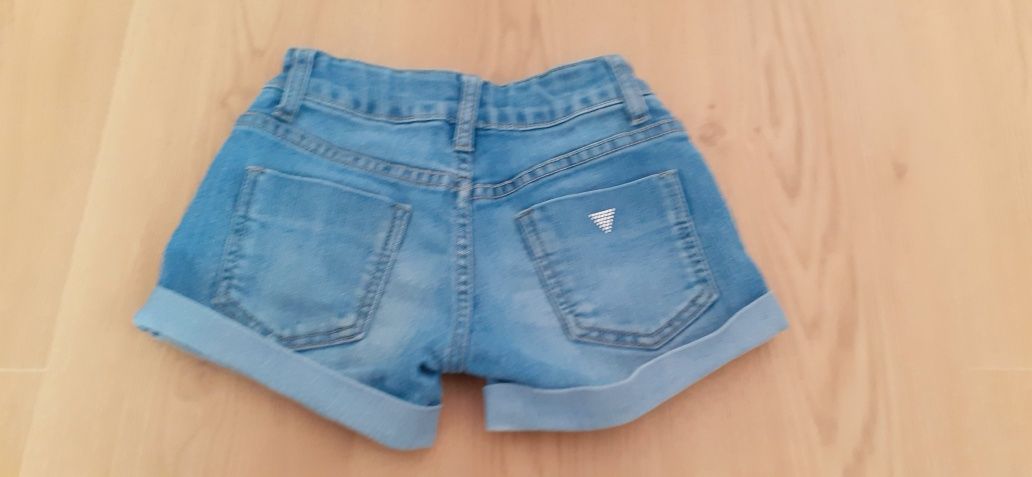 Spodenki Guess jeansowe  116 122 niebieski