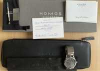 Zegarek NOMOS club automatic date 774 czarny automat na bransolecie