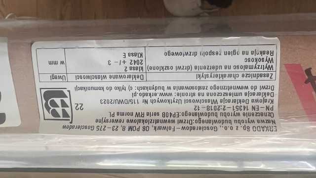 drzwi wewnętrzne Erkado bezprzylgowe z ościeżnicą