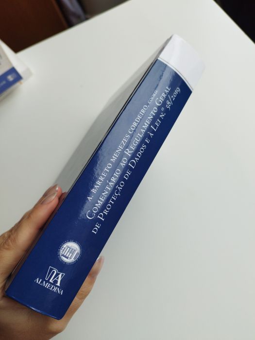 Livro "Comentário ao Regulamento Geral de Proteção de Dados"