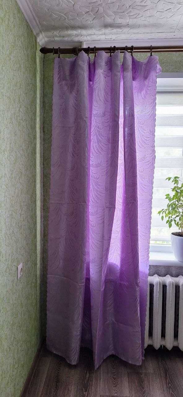Шторы фиолетового цвета