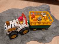 Traktorek safari Dumel (Kiddieland), zabawka, jeździ, gra, świeci
