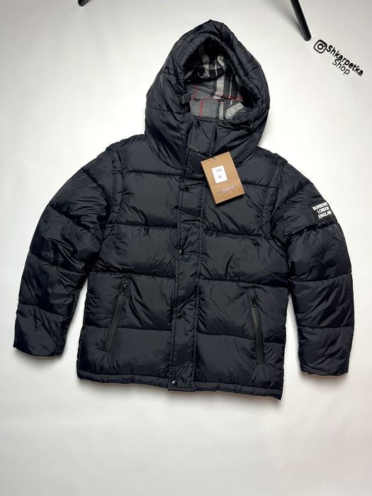 Пуховик Burberry | Пуховик 2 в 1 | Жилетка Burberry