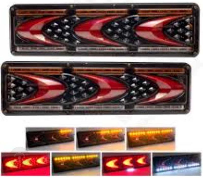 Ліхтарі лед плоскі 30 на 9 см 12/24 вольт нові. Фонари стопы новые 1шт