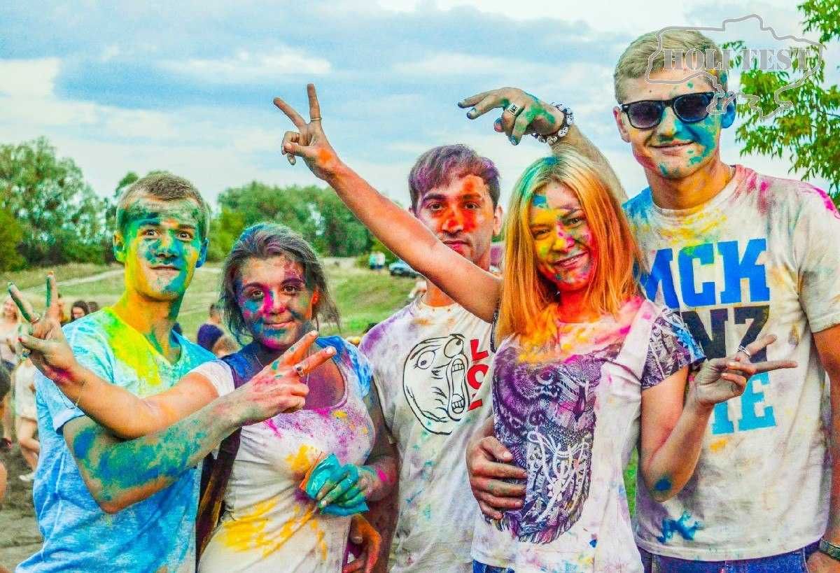 Набір Фарб Холі 20 кольорів по 100 гр, Краска Холи, Фарба Гулал