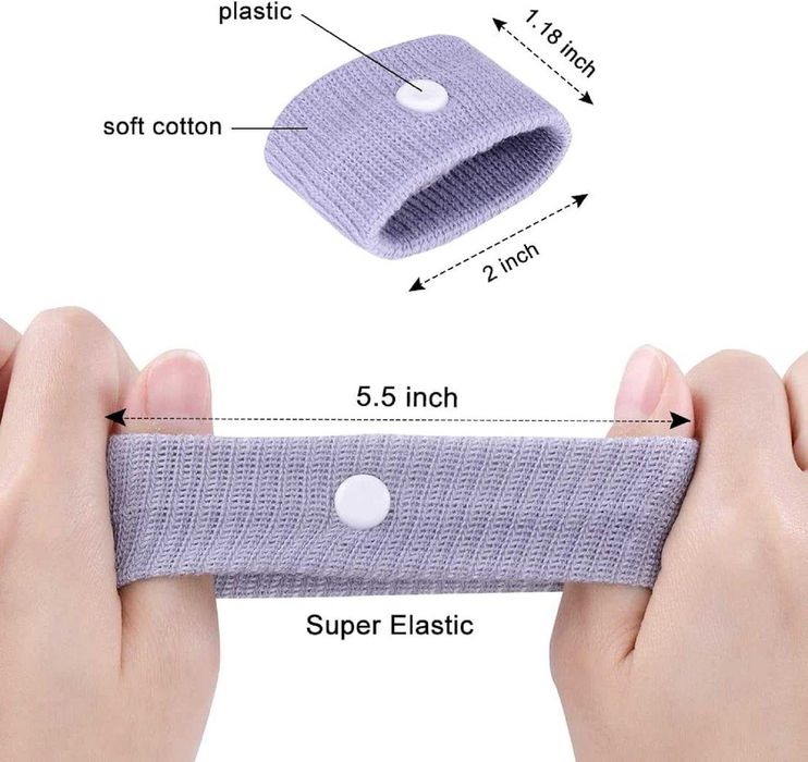 Повязки акупрессурные от укачивания carole plus travel bands