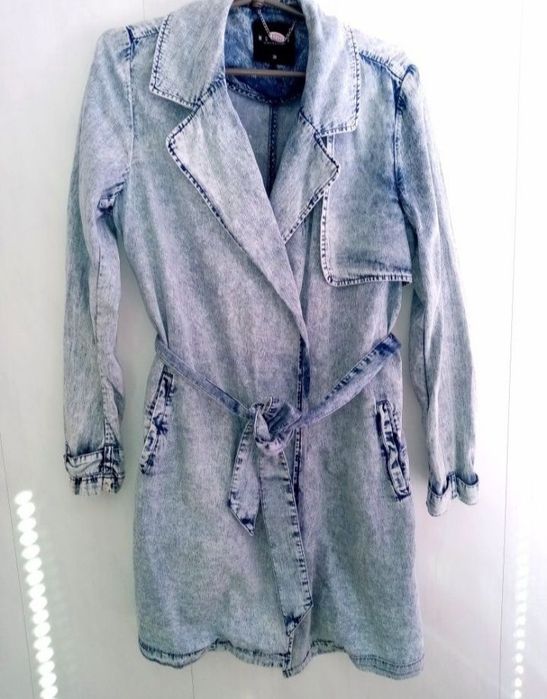 Куртка жакет піджак ZARA Basic, джинсовий кардиган, плащ Mohito