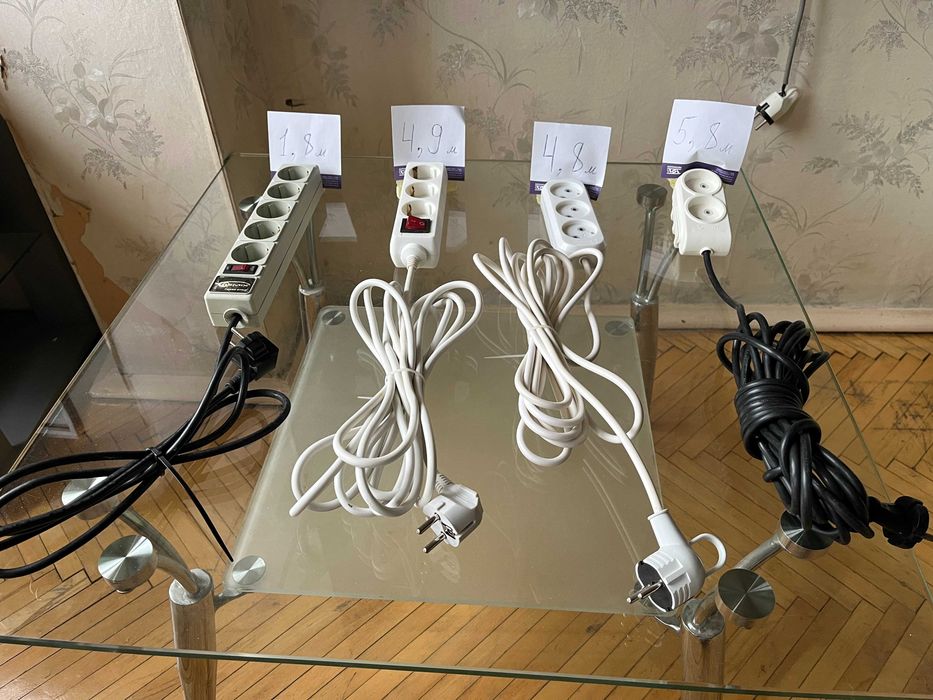 Сетевой удлинитель  кнопкой отключения.