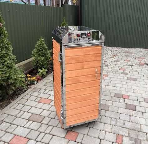 Електро коптильня 4 в 1 (8;15;25;60кг)холодного/гарячого копчення+сушк