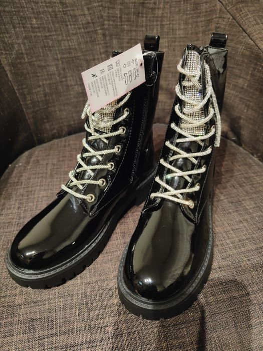 Nowe botki damskie ocieplane rozmiar 39