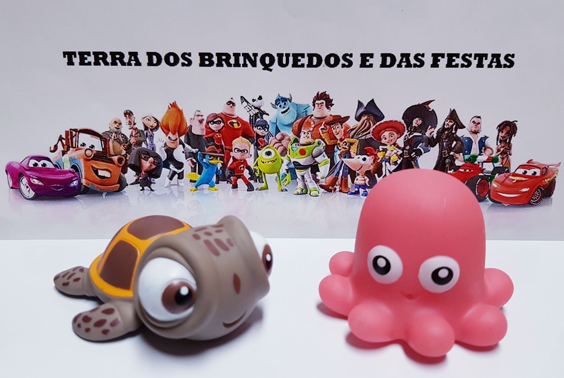 Conjunto Bonecos de Banho Nemo + Mickey (Portes incluidos)