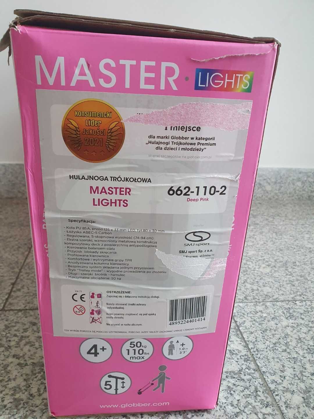 Hulajnoga 3-kołowa Globber Master Lights