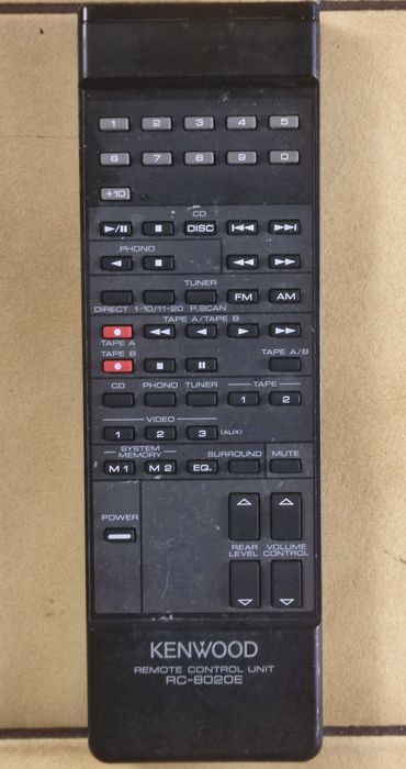 Pilot Kenwood RC-8020E – oryginalny, do ampl. / CD / Tape / Video / EQ