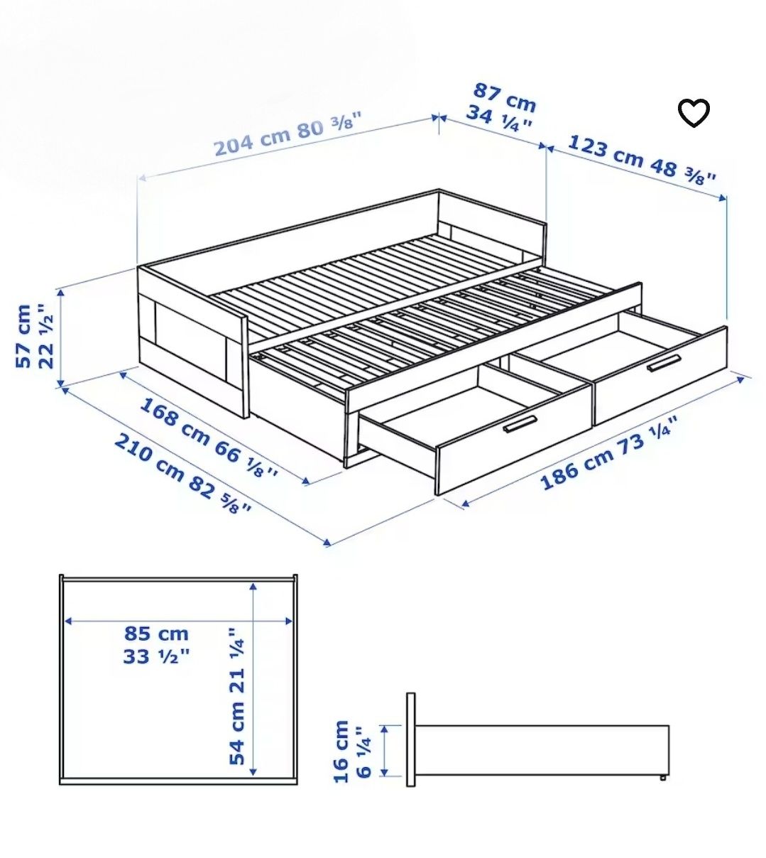 Cama ikea Brimnes