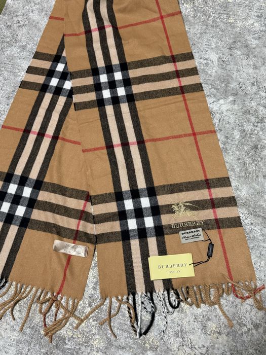 Шарф Burberry кашеміровий у клітинку