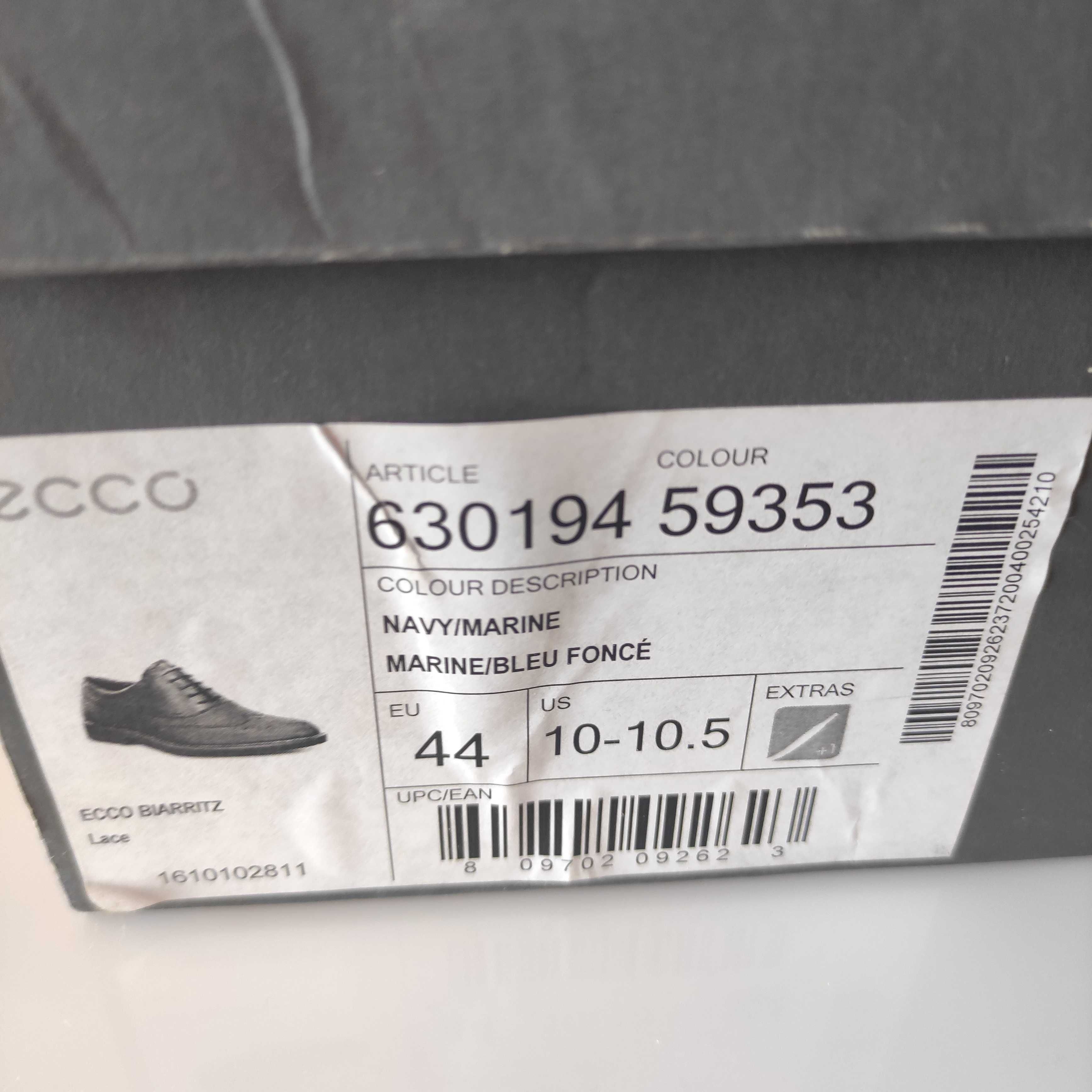 Buty męskie Ecco z systemem Shock Point, roz. 44