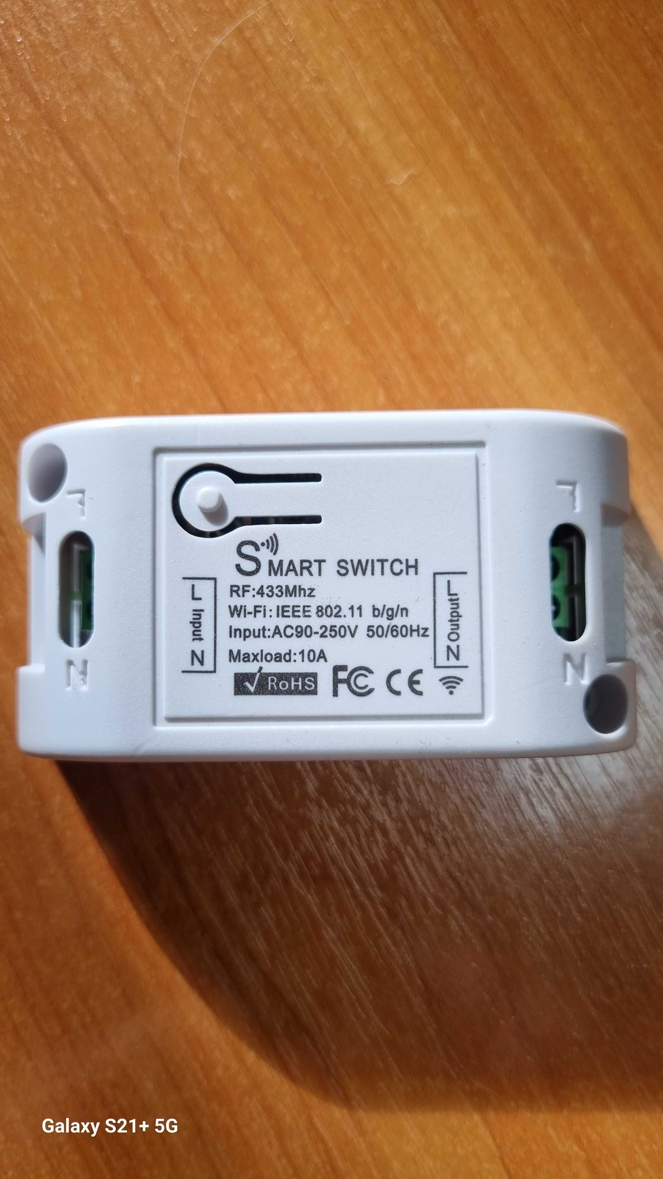 Бездротова Wifi + RF релі часу Tuya з радіокеруванням Smart Switch