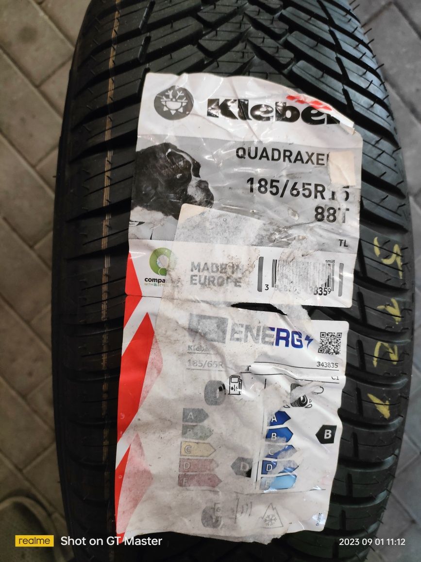 1x Kleber Qudraxer 2. 185/65R15 88T 1 sztuka całoroczna