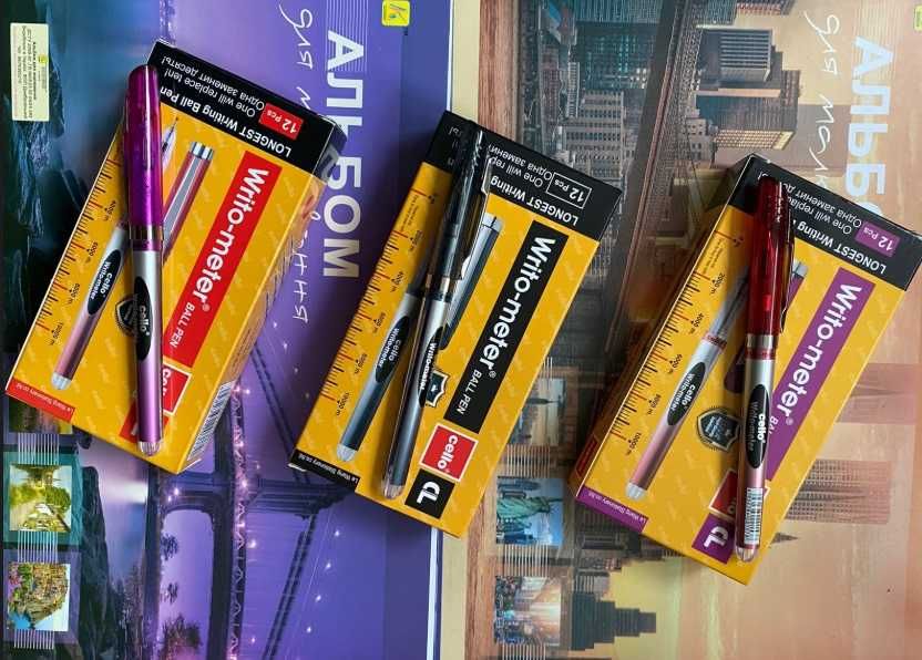 Ручка масляная 10км Ellott - Цвета Разные