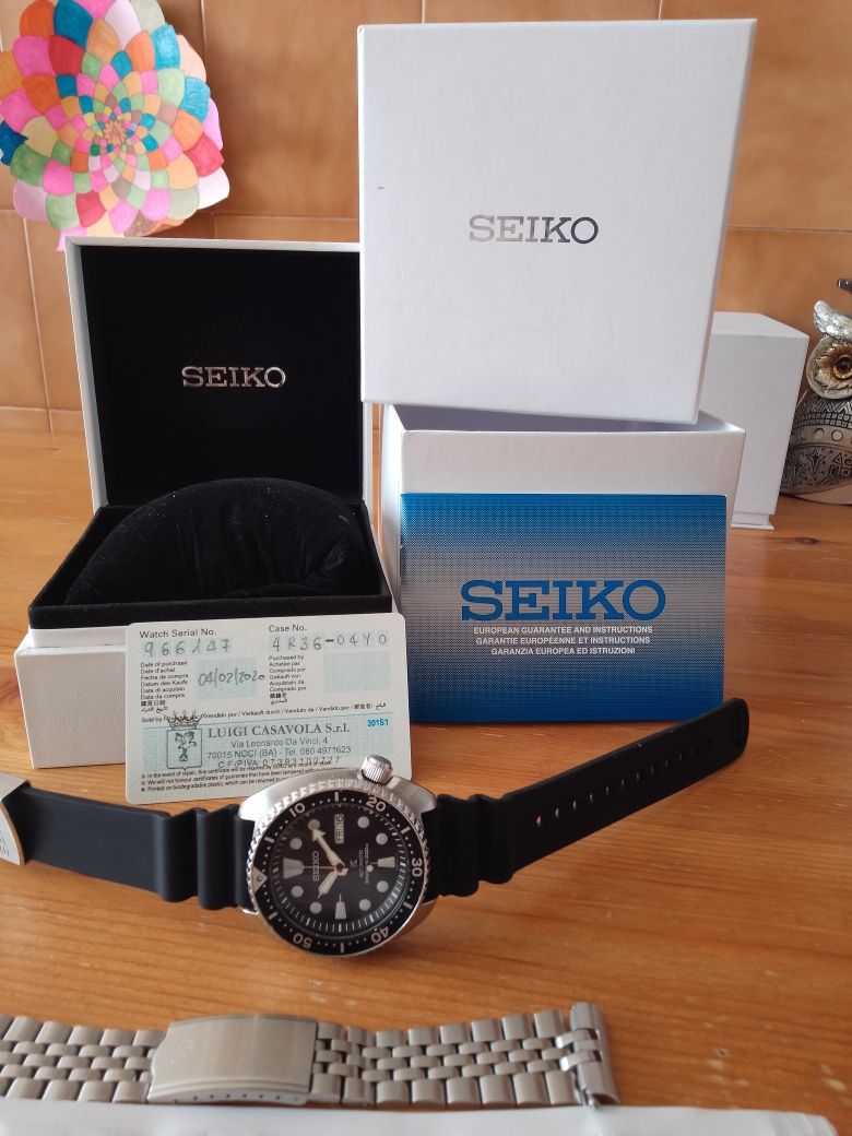 Seiko Prospex Turtle srpe93k1 mais Jubilee Uncle Seiko