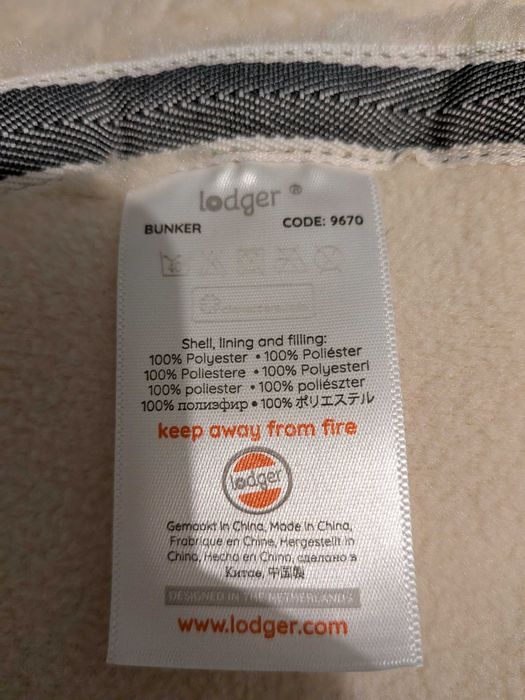 Wodoodporny śpiworek do wózka Lodger Bunker Taslon Birch