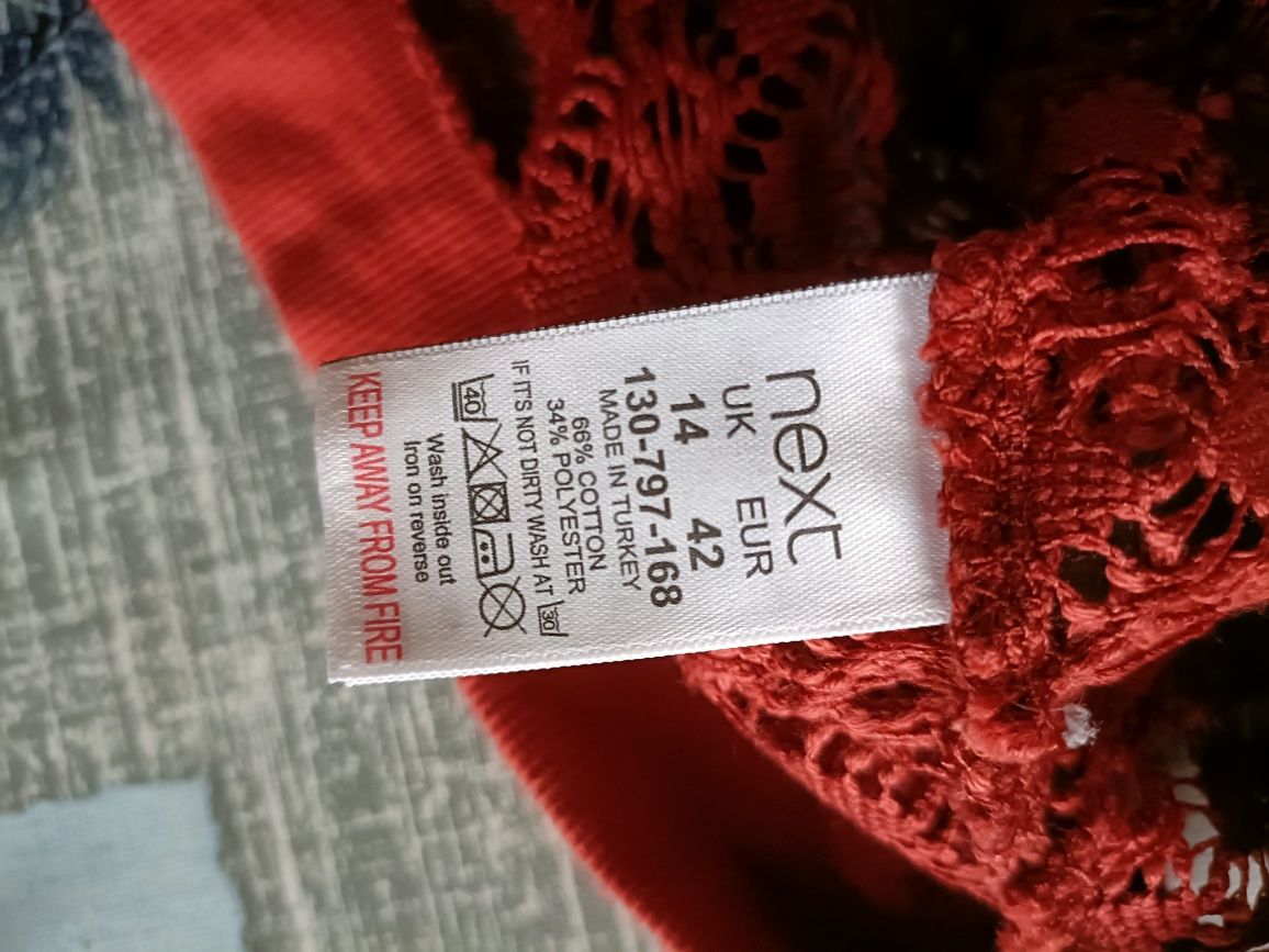 Ażurowy sweterek damski rozmiar xl . Next
