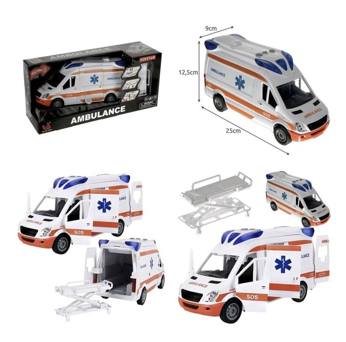 Швидка медична допомога з ношами, скорая помощь с носилками, швидка