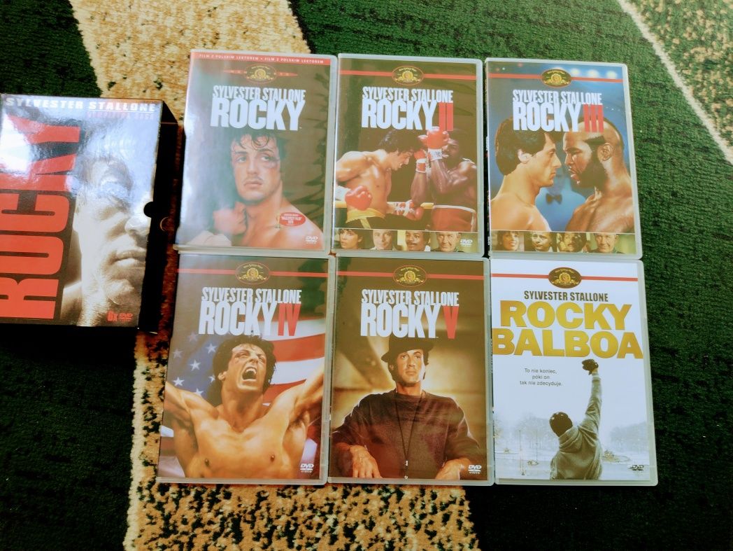 Kolekcja saga Rocky Balboa lektor pl stan idealny