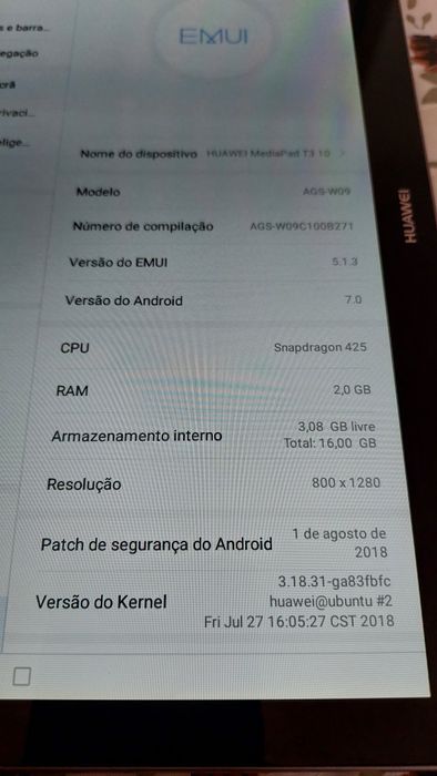 Tablet Huawei Media pad